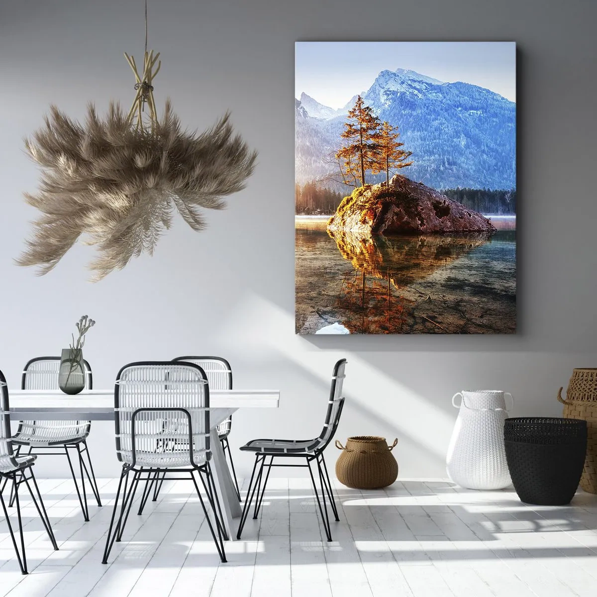 Impression sur toile - Image sur toile - La nature sous un nouveau jour - 65x120 cm