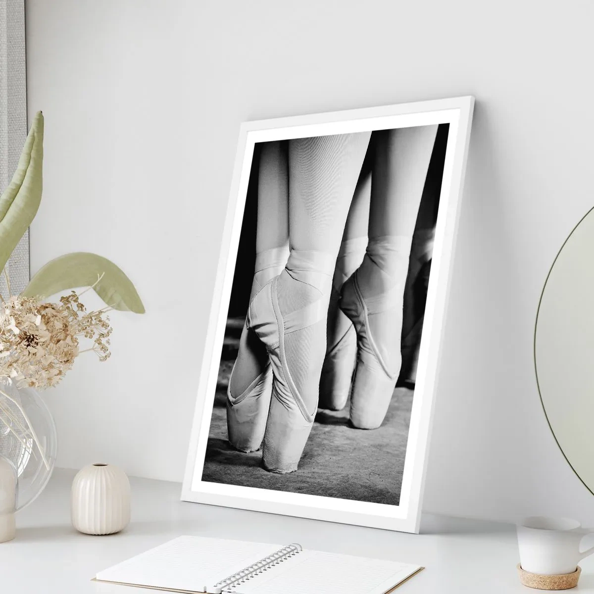 Affiche dans un cadre blanc - Poster - Ensemble, simple - 61x91 cm
