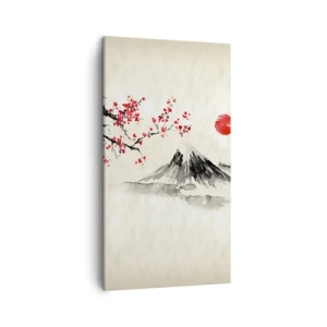 Impression sur toile - Image sur toile - Tomber amoureux du Japon - 45x80 cm