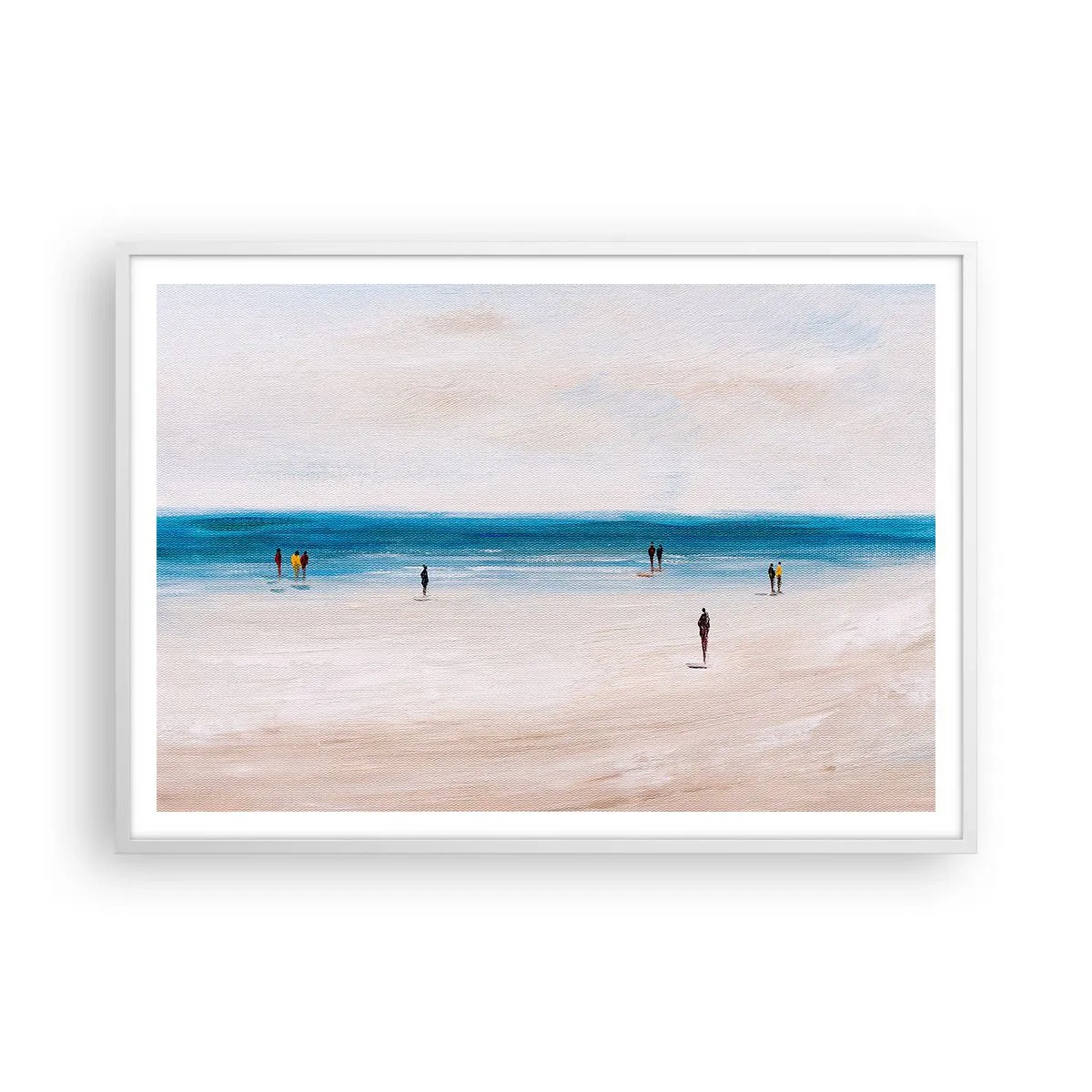 Affiche dans un cadre blanc - Poster - Un besoin naturel - 100x70 cm