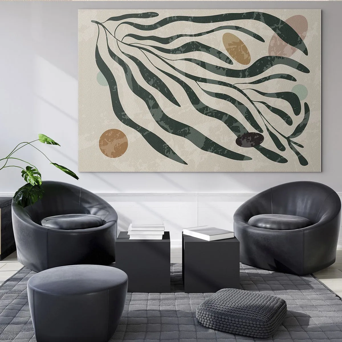 Impression sur verre - Image sur verre - Parmi la verdure - 70x50 cm