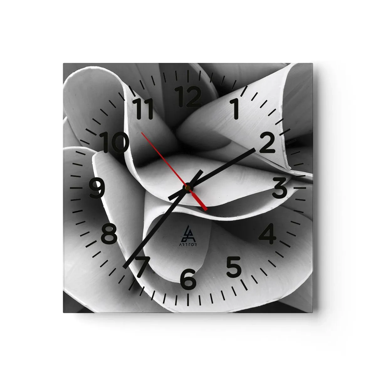 Horloge murale - Pendule murale - Il s'en passe dans l'espace - 30x30 cm