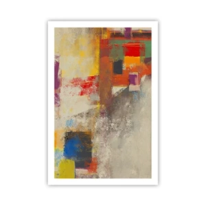Affiche - Poster - Géométrie des couleurs - 61x91 cm