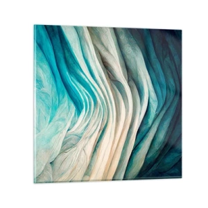 Impression sur verre - Image sur verre - Insatiabilité bleue - 30x30 cm