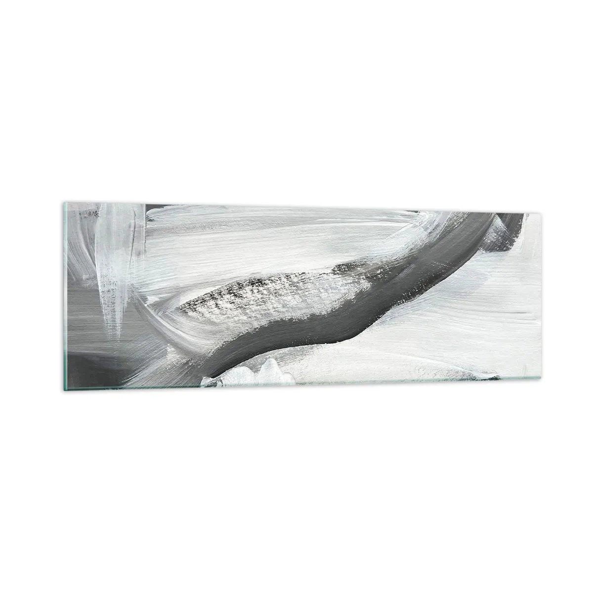 Impression sur verre - Image sur verre - Un geste décisif - 90x30 cm