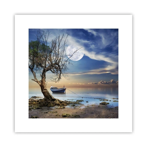 Affiche - Poster - Est-ce la fin ou le début ? - 30x30 cm