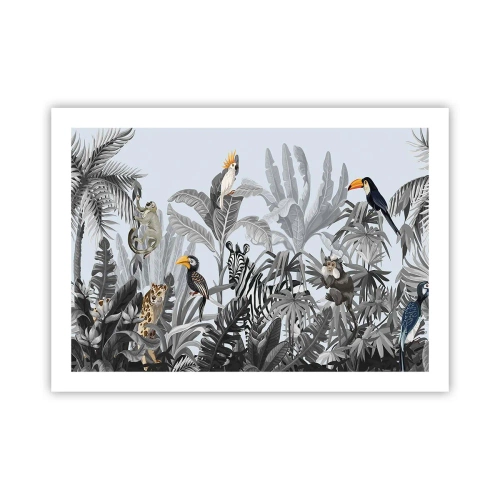 Affiche - Poster - Conte de fées africain - 70x50 cm