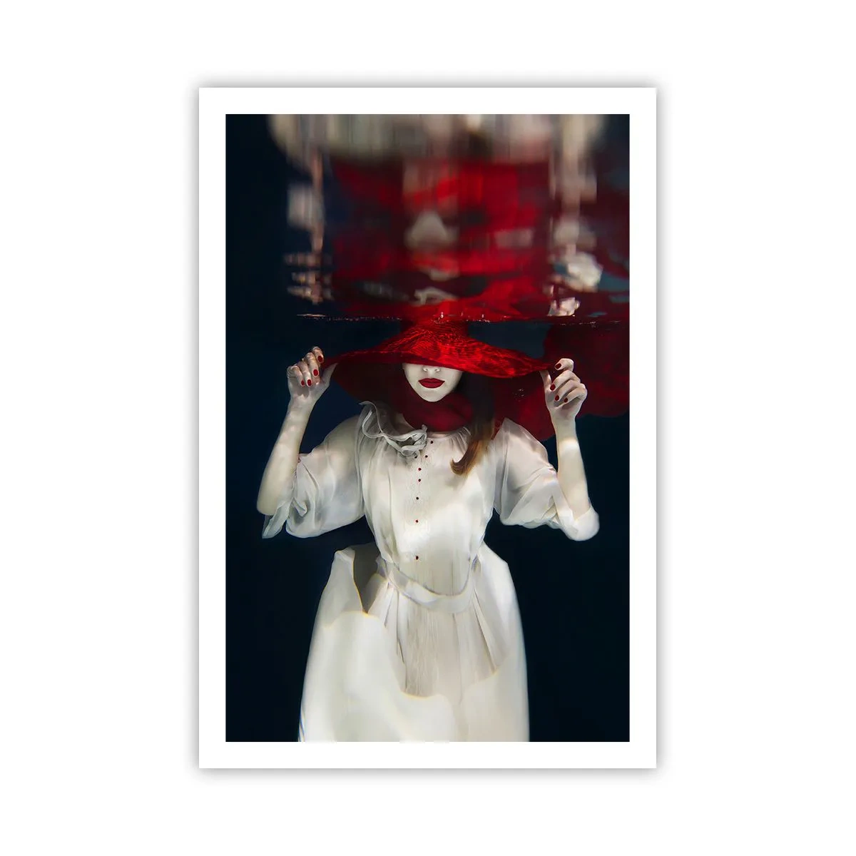 Affiche - Poster - Femme mystérieuse - 61x91 cm