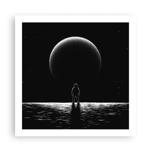 Affiche - Poster - Face à face - 60x60 cm