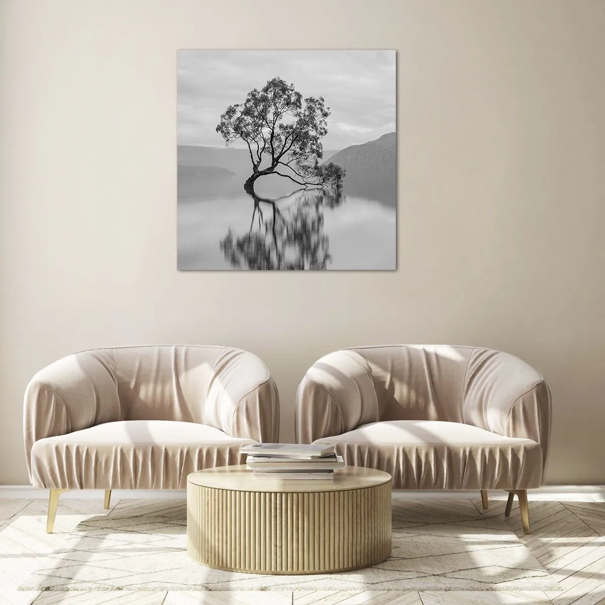 Impression sur verre - Image sur verre - Un tel pays existe - 60x60 cm