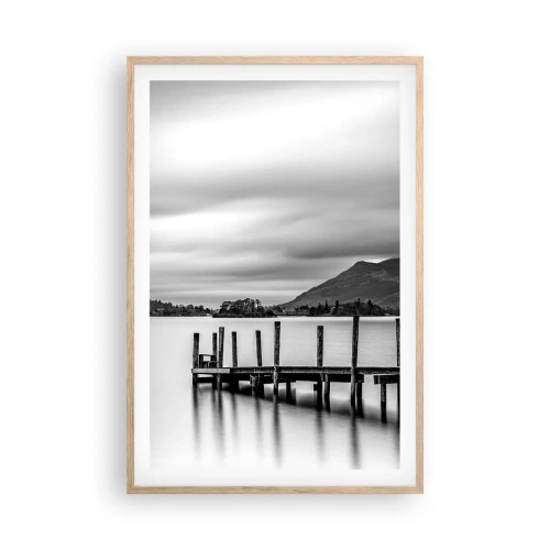 Affiche dans un chêne clair - Poster - Douceur et force - 61x91 cm