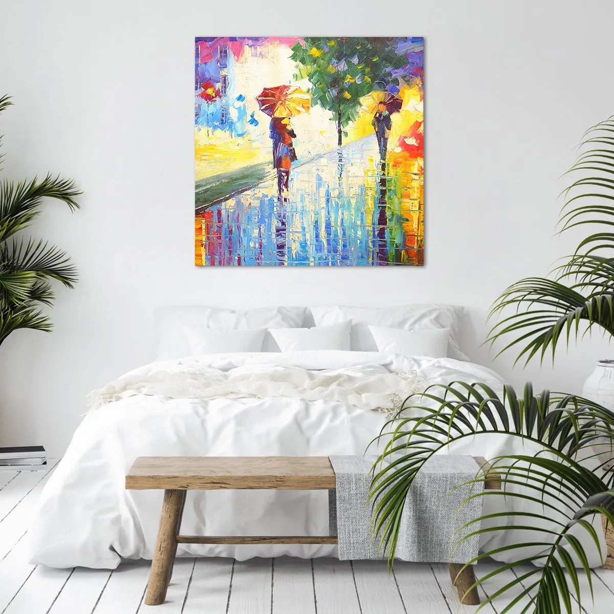 Impression sur toile - Image sur toile - Et tout est clair - 50x50 cm