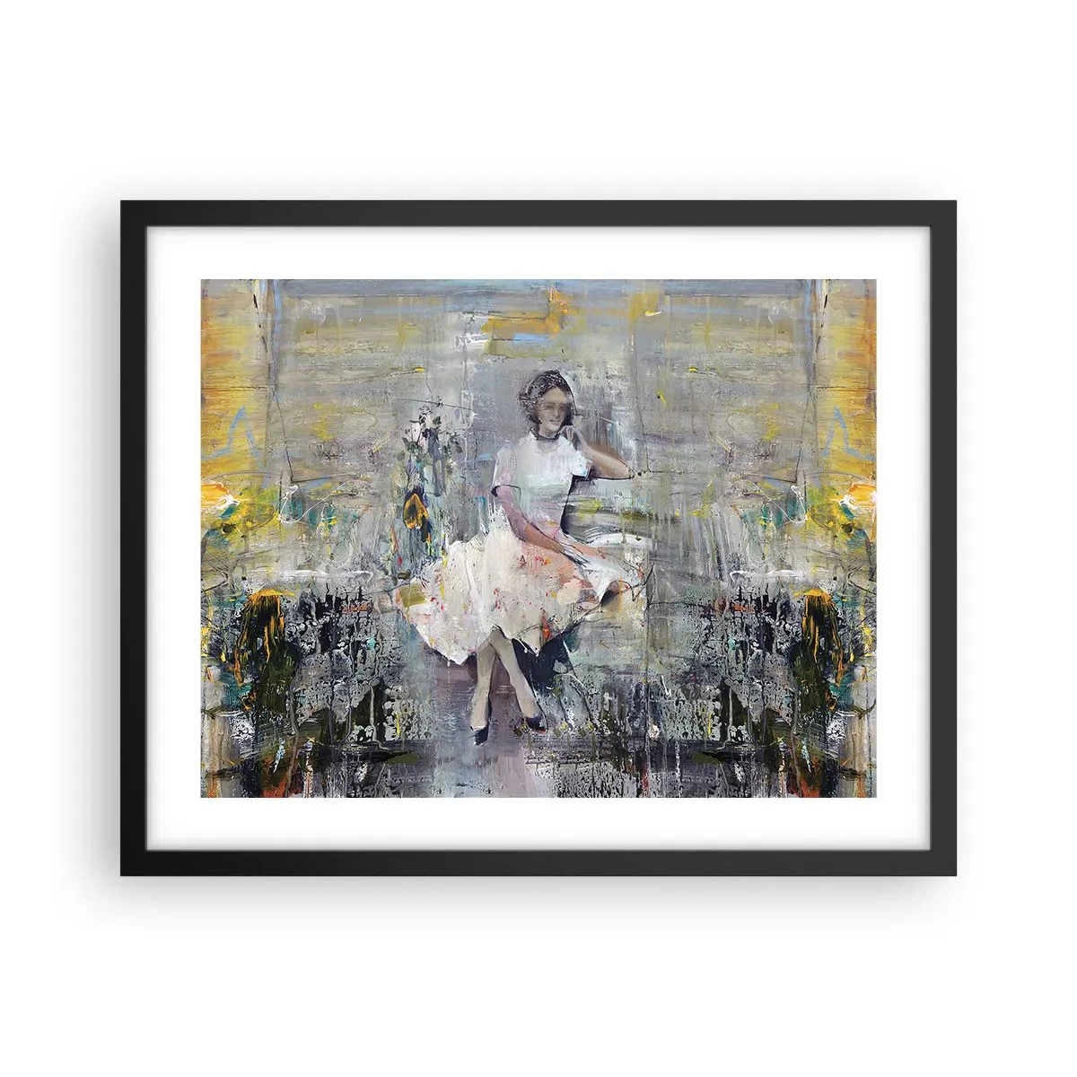 Affiche dans un cadre noir - Poster - Classique et moderne - 50x40 cm