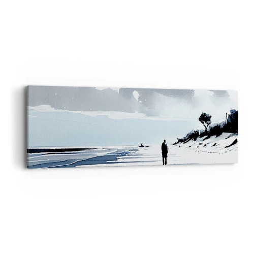 Impression sur toile - Image sur toile - Seul à seul - 90x30 cm