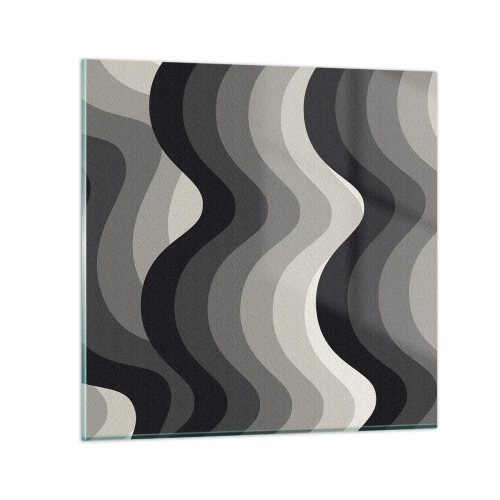 Impression sur verre - Image sur verre - Vague après vague - 40x40 cm