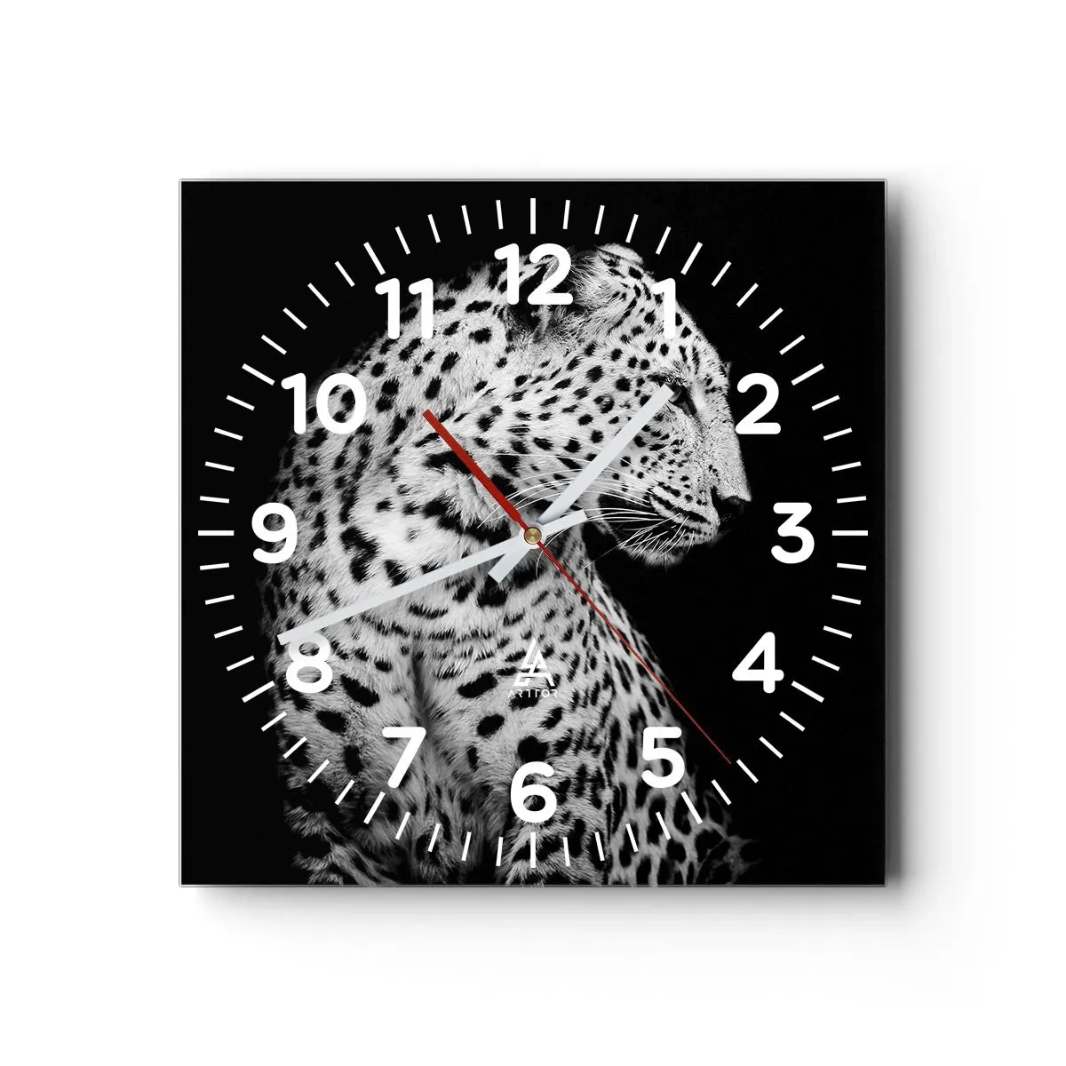 Horloge murale - Pendule murale - Presque un profil parfait! - 30x30 cm