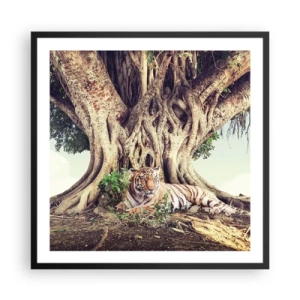 Affiche dans un cadre noir - Poster - Vue du Livre de la Genèse - 60x60 cm