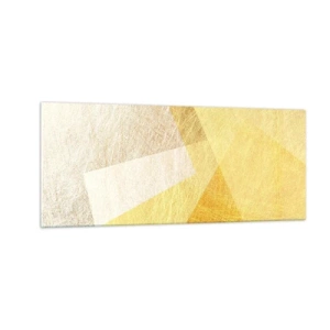 Impression sur verre - Image sur verre - Météo géométrique - 100x40 cm