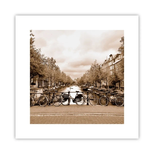 Affiche - Poster - Ambiance hollandaise - 30x30 cm