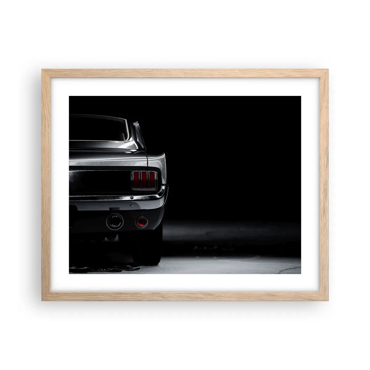 Affiche dans un chêne clair - Poster - Le charme du classique - 50x40 cm