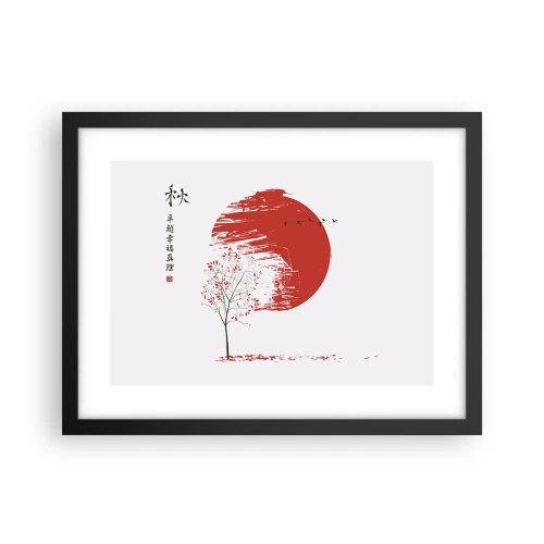 Affiche dans un cadre noir - Poster - Connaissez-vous ce pays ? - 40x30 cm