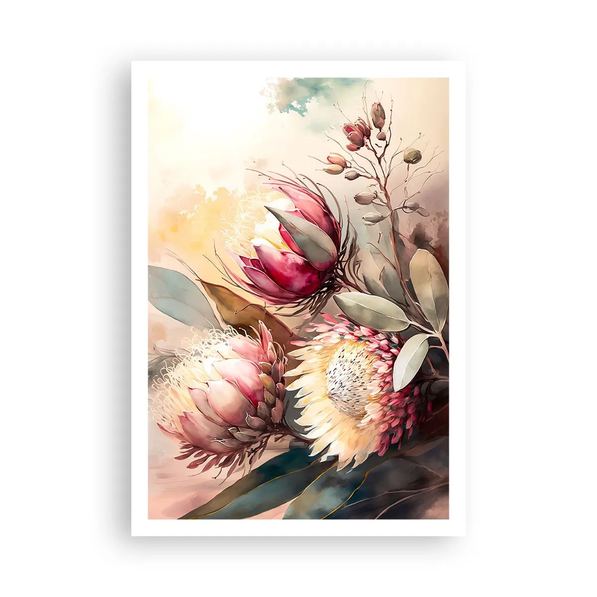 Affiche - Poster - De profil et de face - 70x100 cm