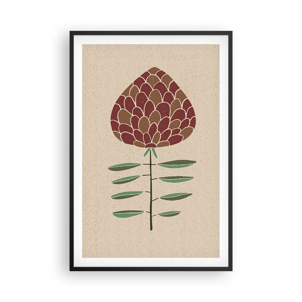 Affiche dans un cadre noir - Poster - Quelle grosse affaire - 61x91 cm