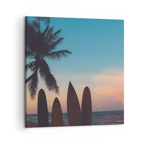 Impression sur toile - Image sur toile - Demain sera amusant aussi - 50x50 cm