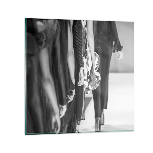 Impression sur verre - Image sur verre - Un défilé stylé - 30x30 cm