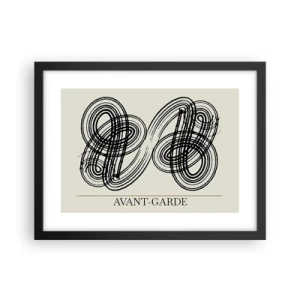 Affiche dans un cadre noir - Poster - C'est venu spontanément - 40x30 cm