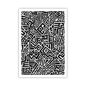 Affiche - Poster - Composition précolombienne - 70x100 cm