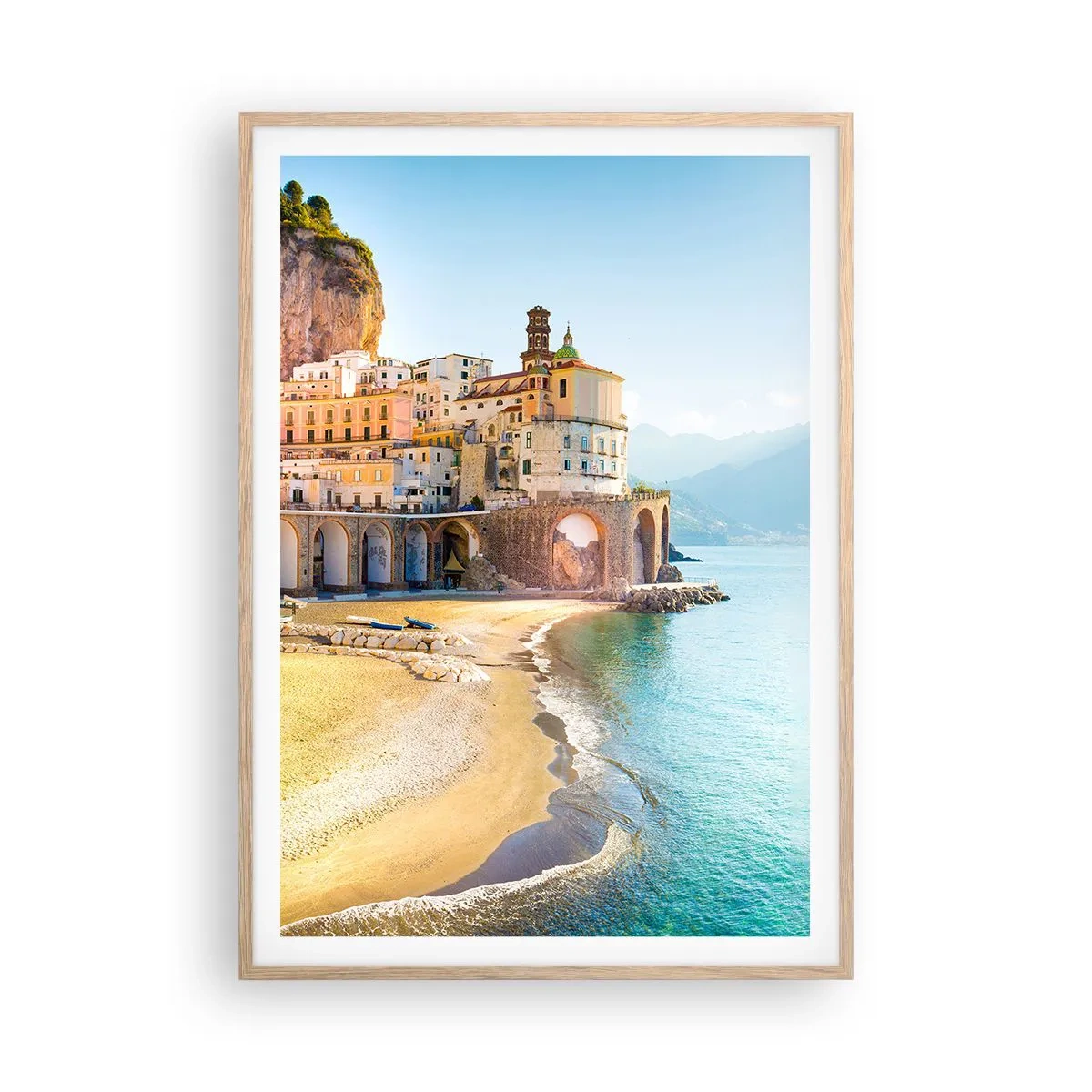 Affiche dans un chêne clair - Poster - La ville est incroyable - 70x100 cm