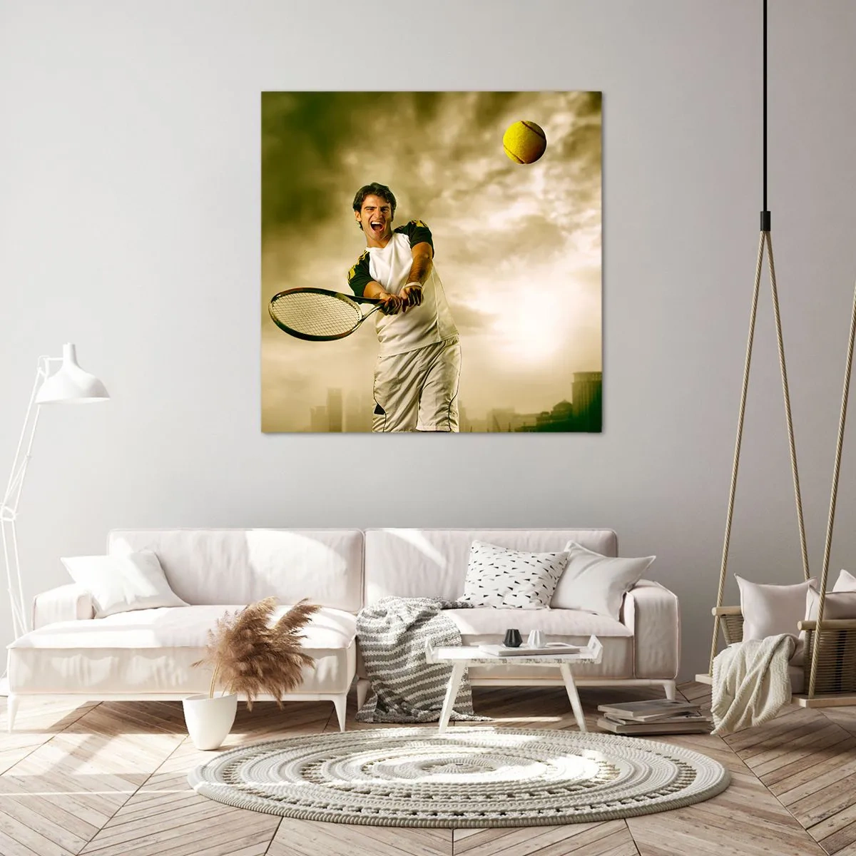 Impression sur toile - Image sur toile - Énergie et joie - 30x30 cm