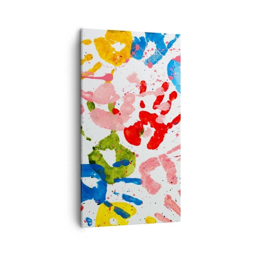Impression sur toile - Image sur toile - Suivez les traces - 45x80 cm