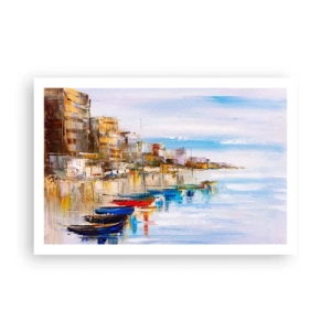 Affiche - Poster - Un havre urbain multicolore - 91x61 cm
