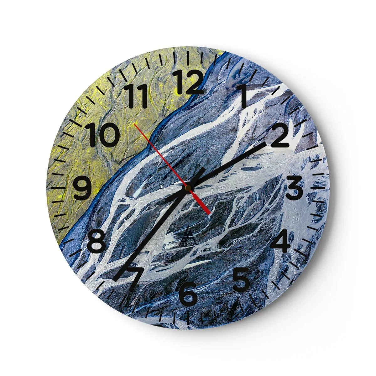 Horloge murale - Pendule murale - Peintures rupestres de la nature - 30x30 cm