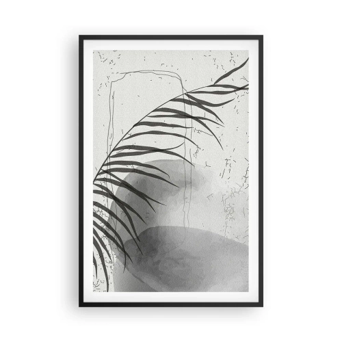 Affiche dans un cadre noir - Poster - L'exotisme subtil de la nature - 61x91 cm