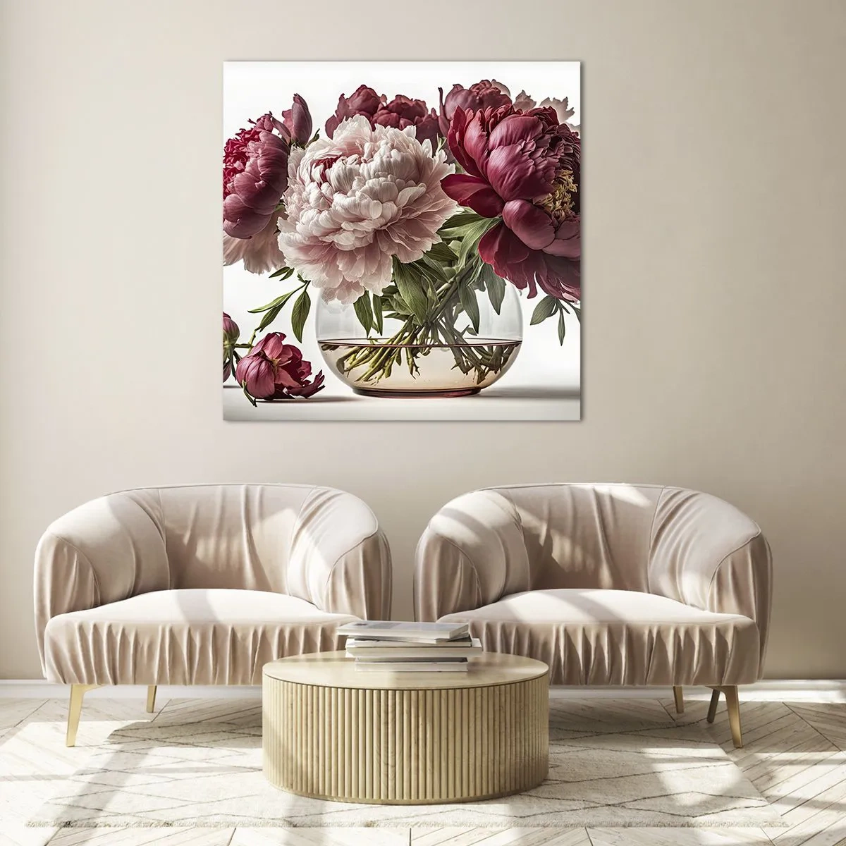 Impression sur verre - Image sur verre - En pleine floraison de beauté - 30x30 cm