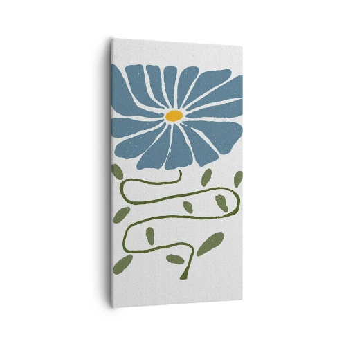 Impression sur toile - Image sur toile - Une branche à une fleur - 55x100 cm