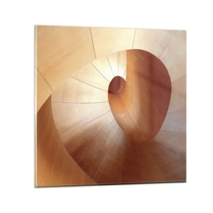 Impression sur verre - Image sur verre - Serpentin architectural - 30x30 cm