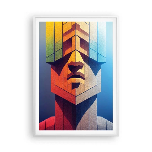 Affiche dans un cadre blanc - Poster - Un homme de principes - 70x100 cm