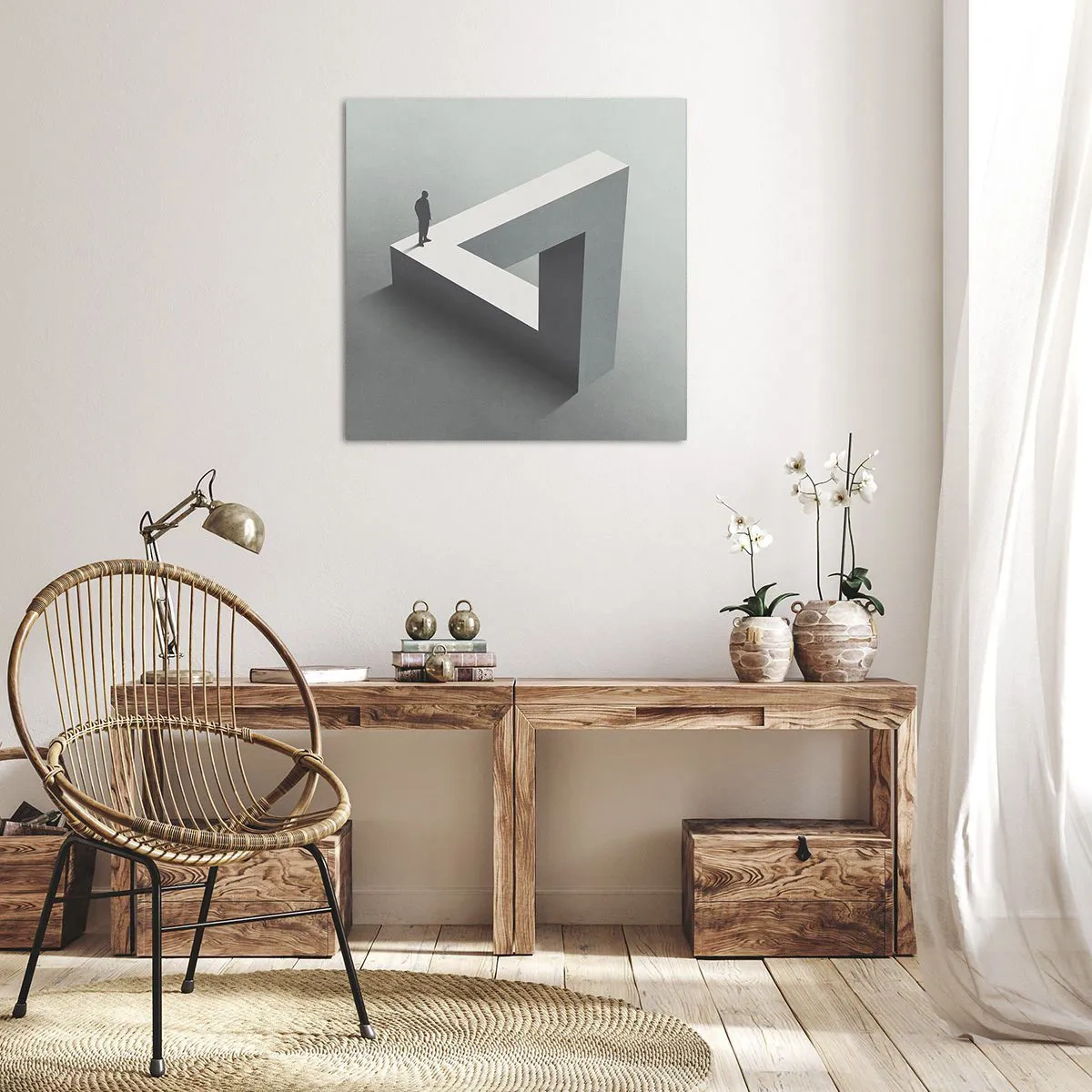 Impression sur toile - Image sur toile - Mais c'est possible - 60x60 cm