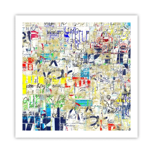 Affiche - Poster - Ca fait juste plaisir aux yeux - 60x60 cm