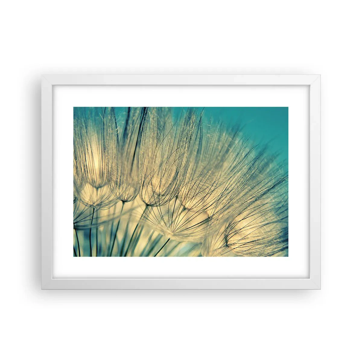 Affiche dans un cadre blanc - Poster - En attente du vent - 40x30 cm