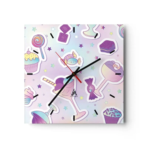 Horloge murale - Pendule murale - Pour que tous les jours soit un anniversaire  - 40x40 cm