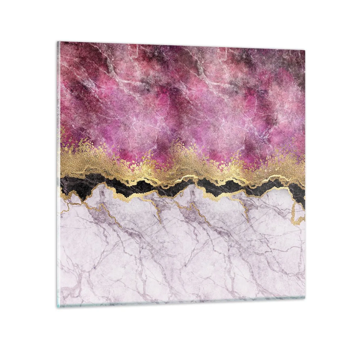 Impression sur verre - Image sur verre - À la frontière - 40x40 cm