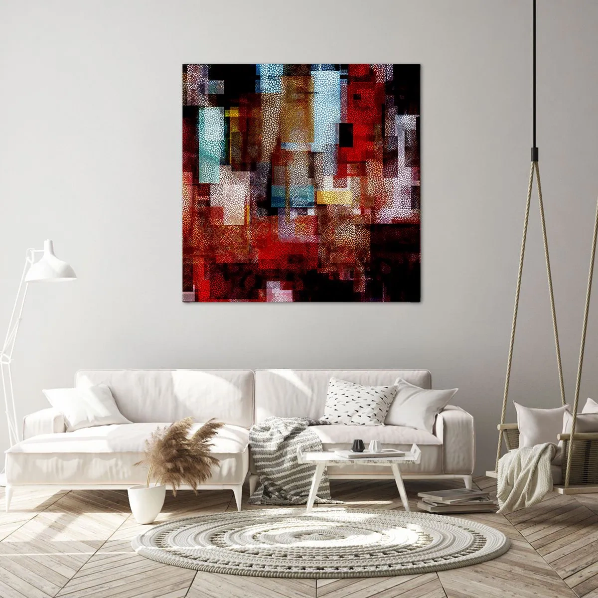 Impression sur toile - Image sur toile - Mélange de confusions - 30x30 cm