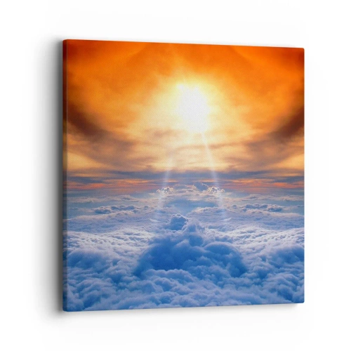 Impression sur toile - Image sur toile - Paysage mystique - 40x40 cm