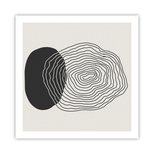 Affiche - Poster - Durabilité et oscillation - 60x60 cm