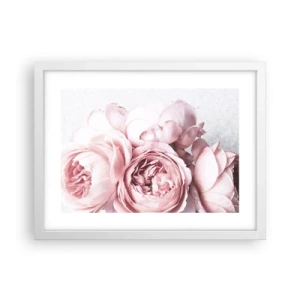 Affiche dans un cadre blanc - Poster - Pour les romantiques - 40x30 cm